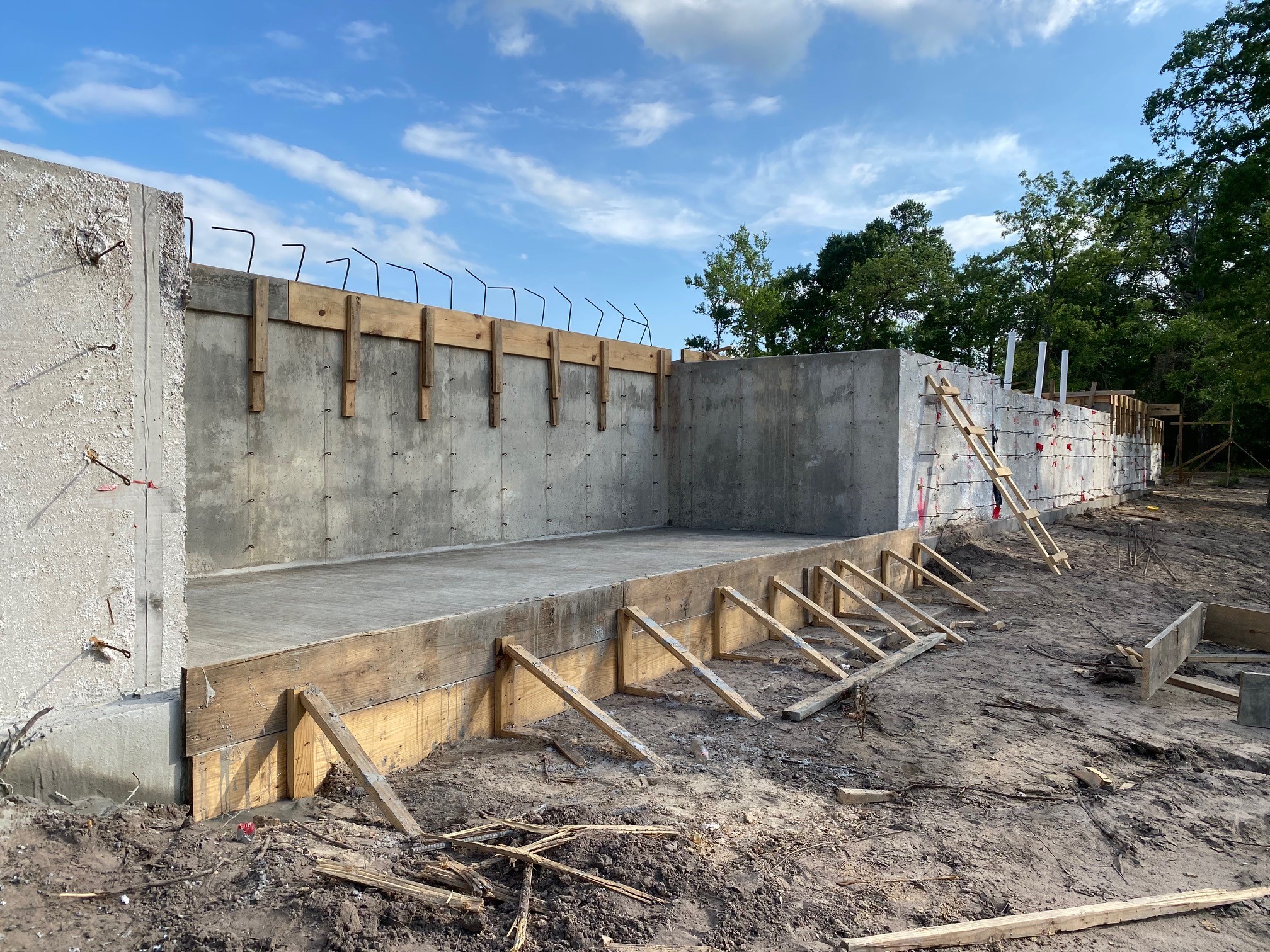 Finished concrete flatwork — Legacy Design Concrete Construction.